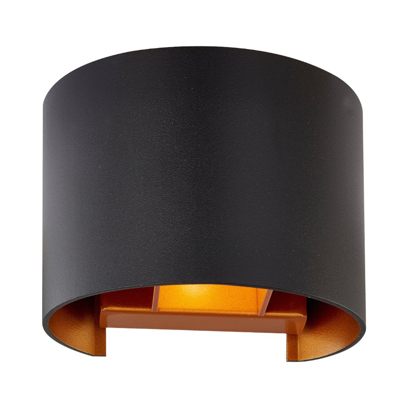 Zuzana Aplique de Pared Round Negro/Oro - Arcchio